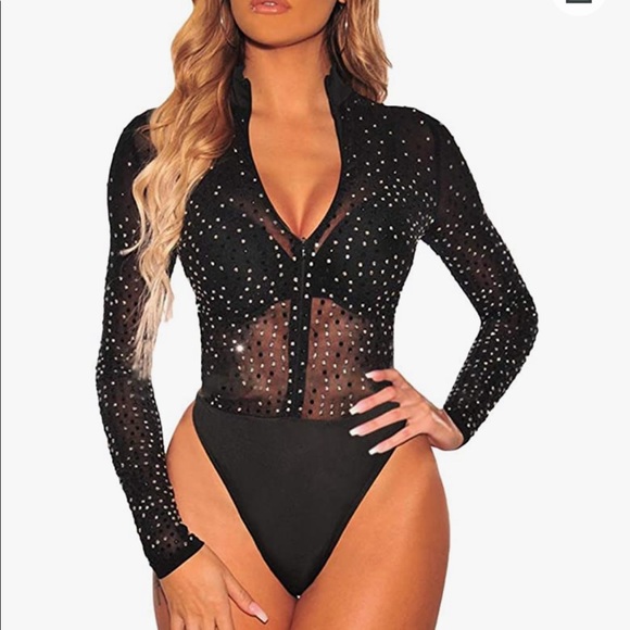 Sheer bodysuit SIZE M - Picture 1 of 5